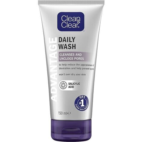 Clean and Clear Advantage Fast Action Daily Wash 150ml