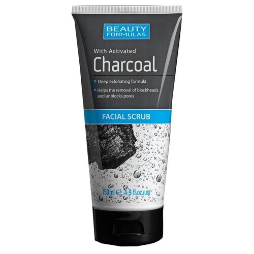 Beauty Formulas Charcoal Face Scrub 150ml