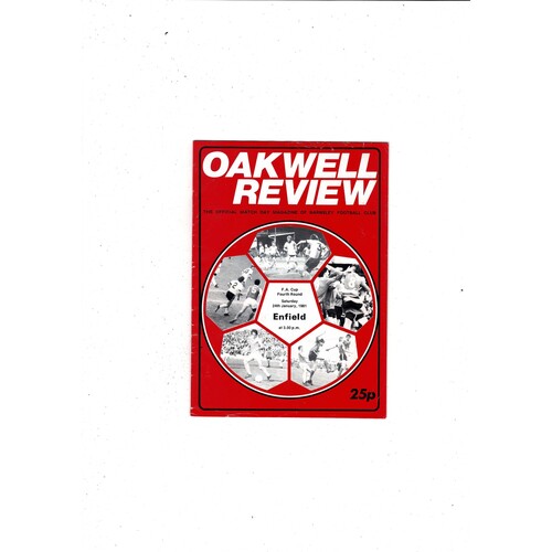 Barnsley v Enfield FA Cup Football Programme 1980/81