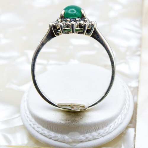 Silver Ring with Natural Gem Stones