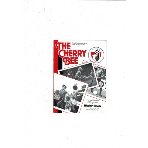 Bournemouth v Hitchin Town FA Cup Football Programme 1978/79
