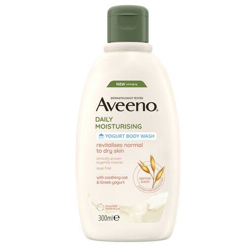 Aveeno Daily Moisturising Yogurt Body Wash 300ml