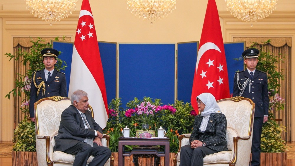 சிங்கப்பூர் ஜனாதிபதியுடன் சந்திப்பு