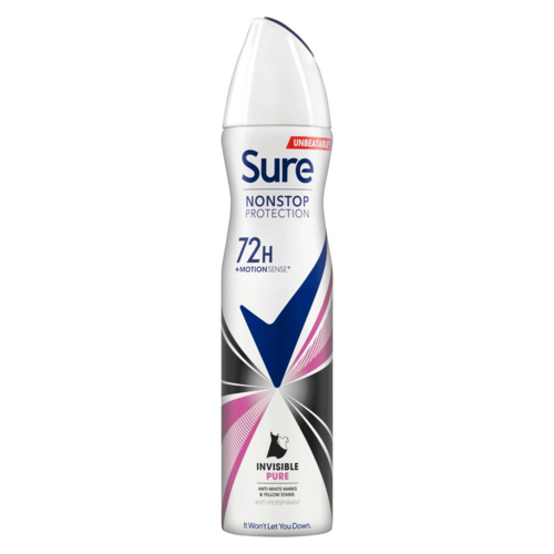 Sure Deo Spray Invisible Pure 250ml