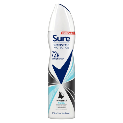 Sure Deo Spray Invisible Aqua 250ml