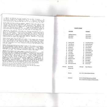 Croydon v Dorking FA Cup Football Programme 1995/96