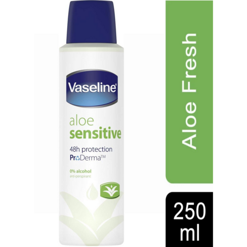 Vaseline Aloe Sensitive Anti-perspirant Deodorant Aerosol 150ml