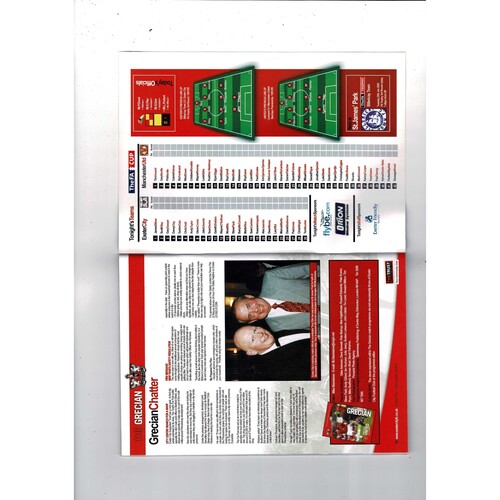 Exeter City v Manchester United FA Cup Replay Football Programme 2004/05