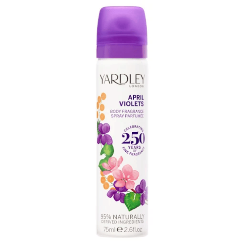 Yardley London April Violets Body Spray 75ml