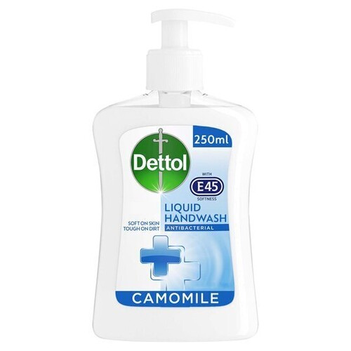 Dettol Liquid Anti Bacterial Hand Wash E45 Camomile 250ml