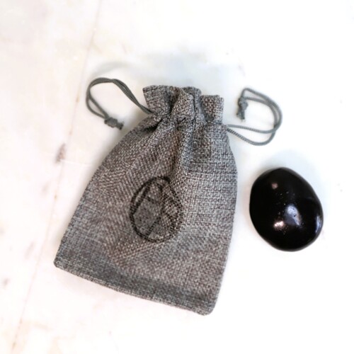 Black Tourmaline Palm Stone