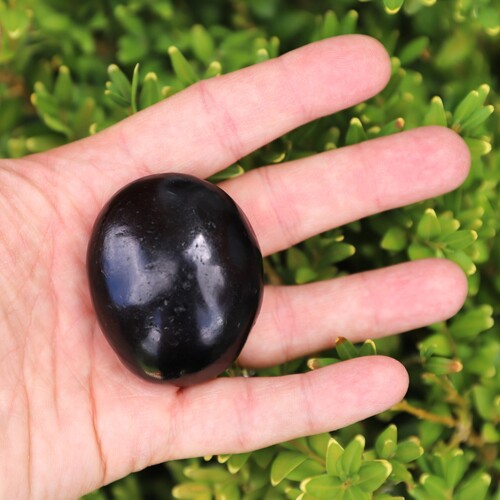 Black Tourmaline Palm Stone
