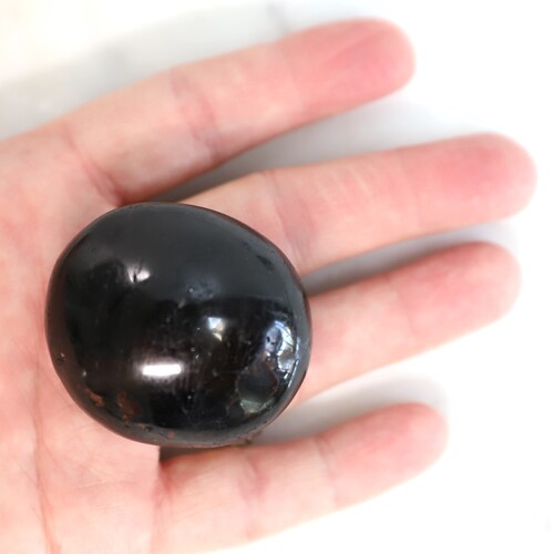 Black Tourmaline Palm Stone