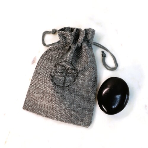 Black Tourmaline Palm Stone
