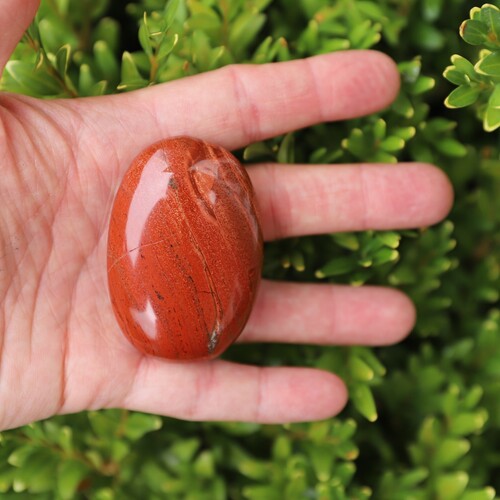 Red Jasper Palm Stone