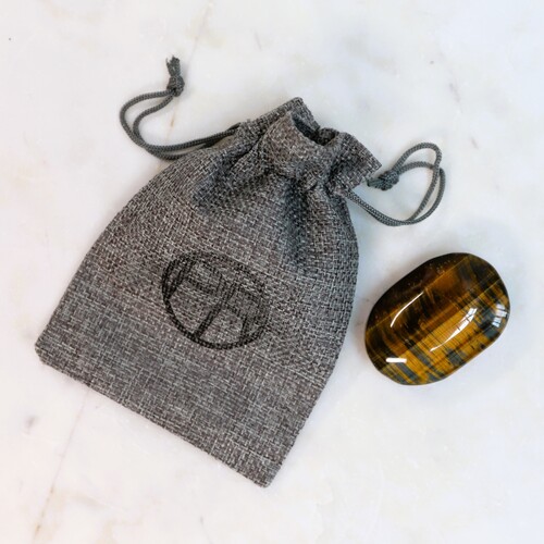 Tigers Eye Polished Palm Stone