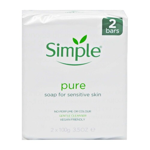 Simple Pure Soap 100g 2 Pack