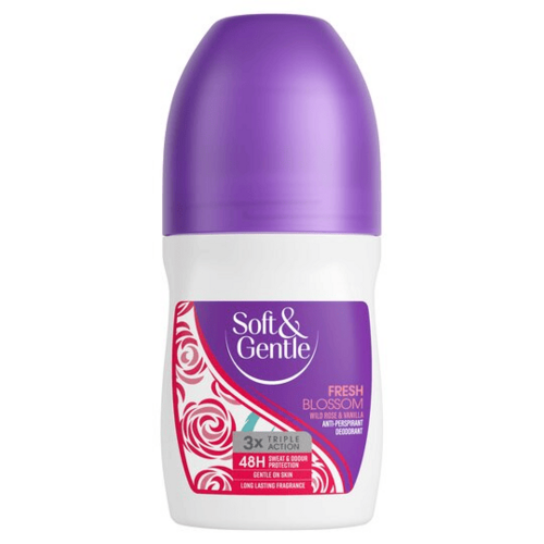Soft & Gentle Roll On Deodorant Fresh Blossom 50ml