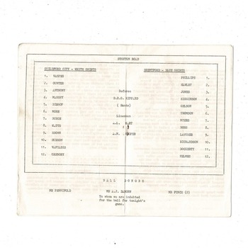 Guildford City v Brentford FA Cup Replay Football Programme 1967/68