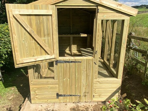 #A023 12x6 Apex Potting Shed