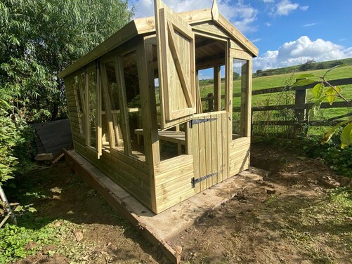 #A023 12x6 Apex Potting Shed