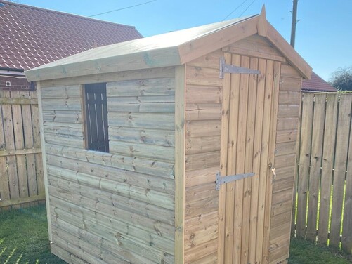 #A024 7x5 Apex Storage Shed