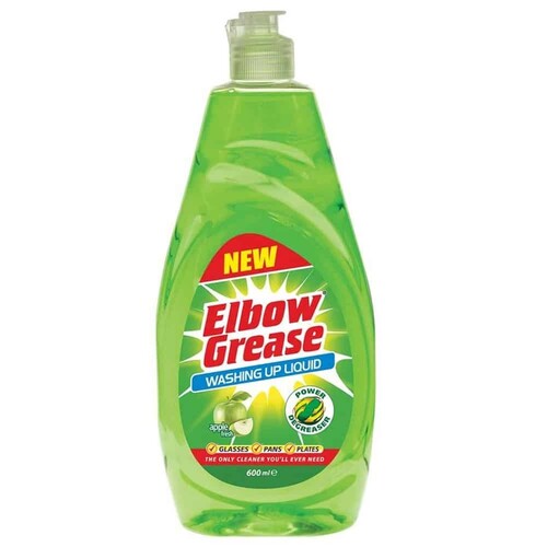 Elbow Grease Washing Up Liquid Apple 600ml