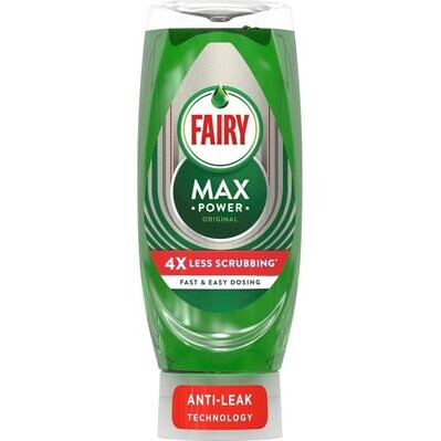 Fairy Washing Up Liquid Max Power Anti Bacterial Original 640ml