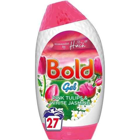 Bold 2 in 1 Laundry Washing Gel, 27w Pink Tulips & White Jasmine