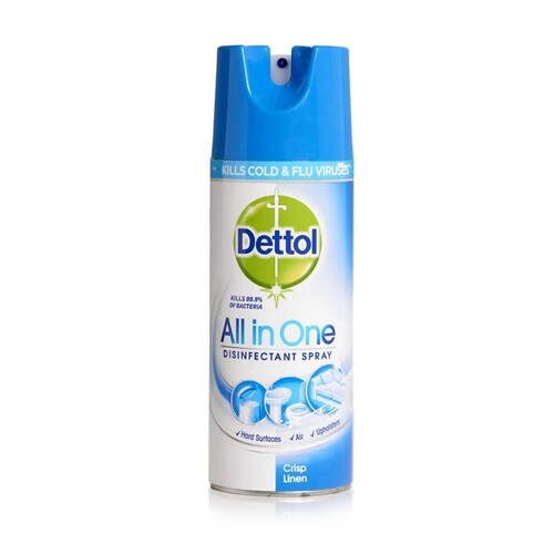 Dettol  All in One Disinfectant Spray Crisp Linen 400ml
