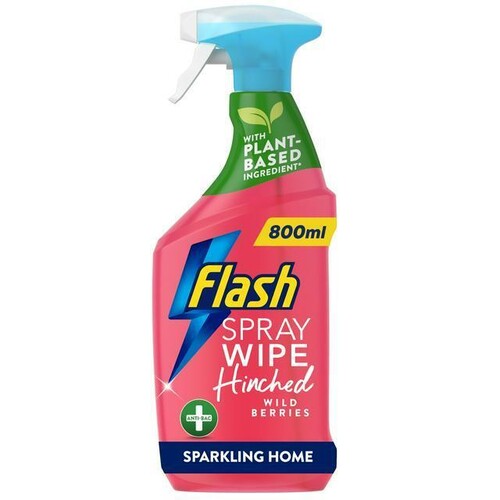 Flash Spray Wipe Hinched Wild Berries 800ml