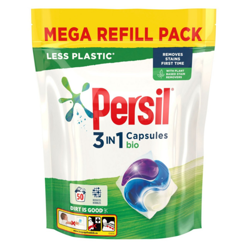 Persil 3 in 1 Laundry Washing Capsules Bio 50W