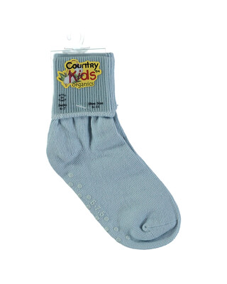 Organic ankle sock with non skid