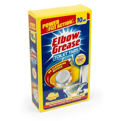 Elbow Grease Toilet Tablets  Lemon 10x30g