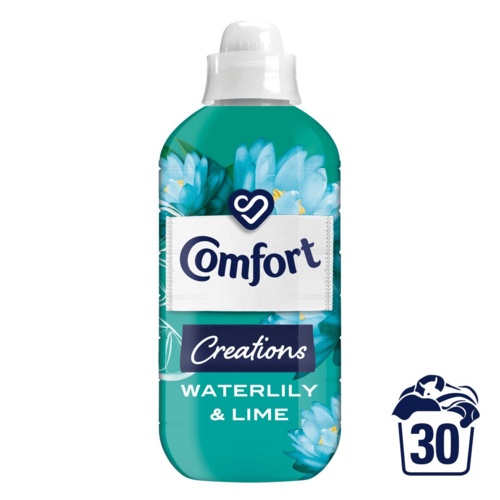 Comfort Creations Waterlily & Lime Fabric Conditioner 30 Washes 900ml