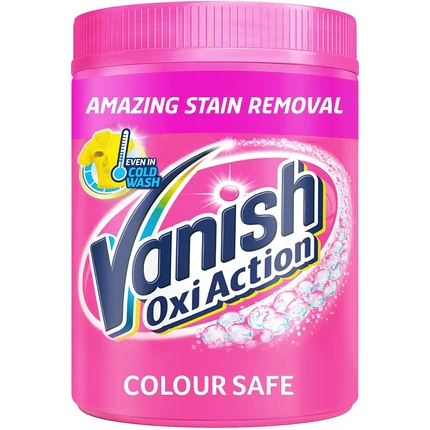 Vanish Oxi Action Powder Fabric Stain Remover Brightens Colours 470g