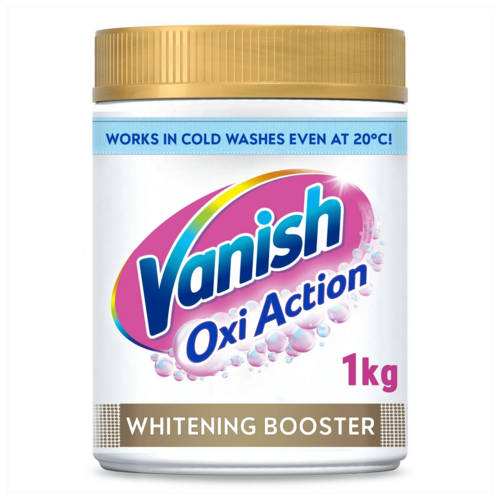 Vanish Gold Oxi Action Fabric Stain Remover Powder Whites 1kg