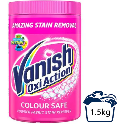 Vanish Oxi Action In-wash Stain Remover Powder Colours 1.5kg
