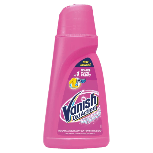 Vanish Oxi Action Pink Stain Remover Liquid 1L