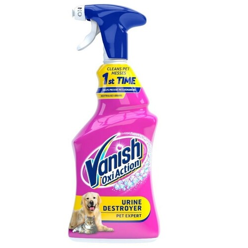 Vanish Pet Expert Carpet Cleaner Care Odour/Urine Stain Remover Spray 500ml