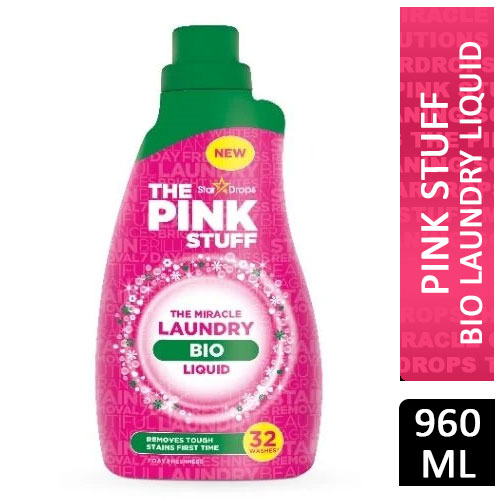 The Pink Stuff Miracle Laundry Bio Liquid 960ml