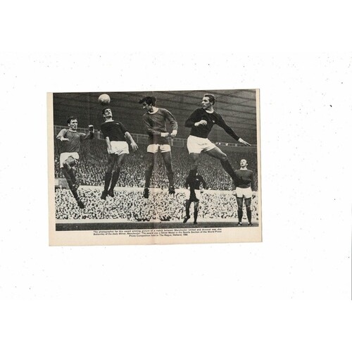 1967/68 Arsenal v Burnley Football Programme