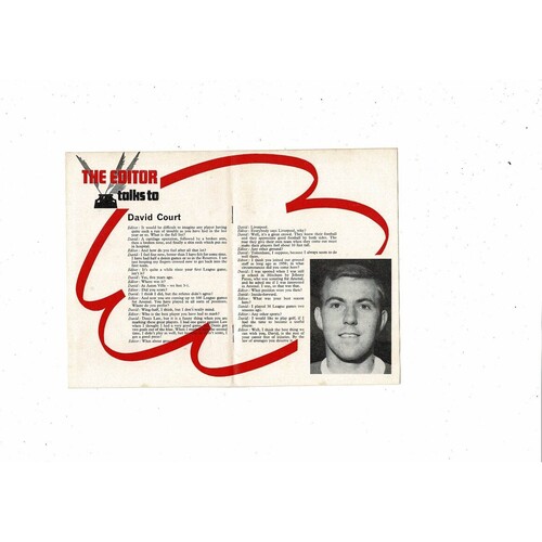 1967/68 Arsenal v Shrewsbury Town FA Cup Replay Football Programme