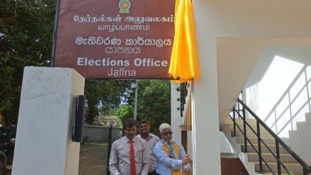 தேர்தல்கள் திணைக்களத்தின் யாழ். பணிமனை திறந்துவைப்பு