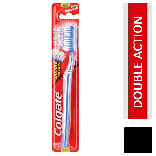 COLGATE White Tooth Brush Double Action Medium Full Head