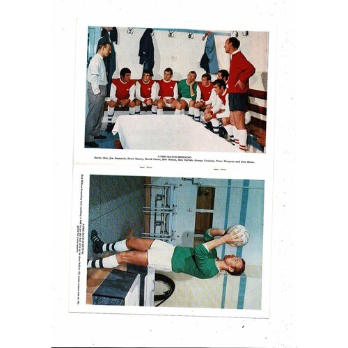 1968/69 Arsenal v Chelsea Football Programme