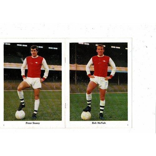 1968/69 Arsenal v Manchester United Football Programme
