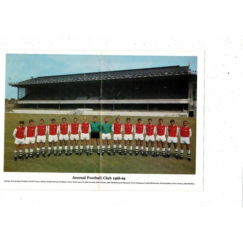 1968/69 Arsenal v Queens Park Rangers Football Programme