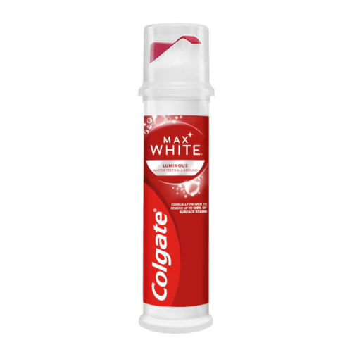 Colgate Max White Luminous Pump Toothpaste 100ml