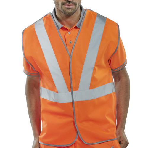 Railspec Vest (polyester) Orange